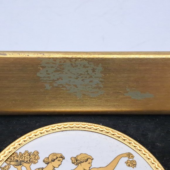 Vintage Framed Cameo by B&S Creations Greek Theme - Picture 10 of 11